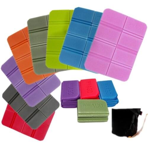 New Moisture-Proof Waterproof Prevent Dirty Camping Mat Folding Portable Small Cushion Thicken Outdoor Picnic Mat Beach Pad