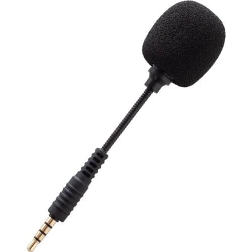 Portable Mini 3.5mm Jack Flexible Capacitance Microphone Mic for Mobile Phone PC Laptop Notebook