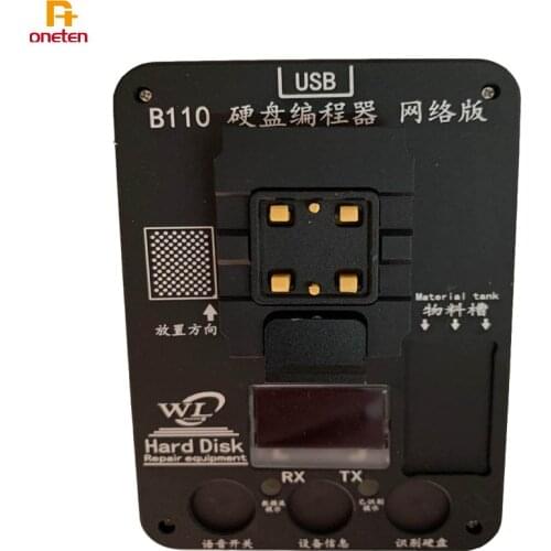 WL B110 Nand Hard Disk Programmer For Mobile Phone 8G 8P X XR XS 11 11PRO 11Promax Hard Disk Data Reading Writing Unbind WIFI