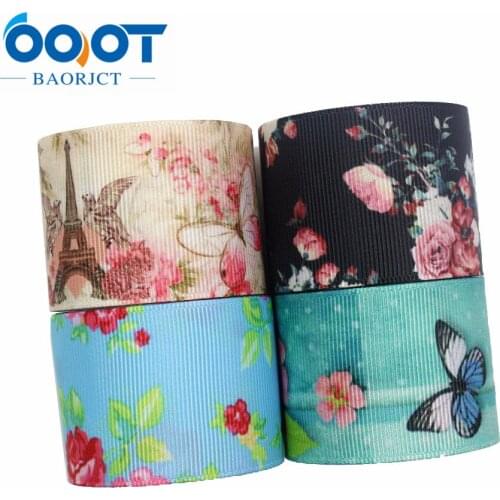 I-181122-2,1-1/2'' 38MM Cartoon Printed grosgrain ribbon,10yards/lot DIY handmade bow Festival Gift Packaging Party Birthday