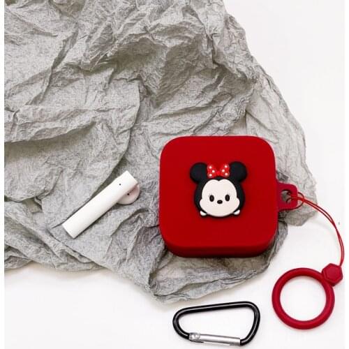 Disney Cartoon Case For Xiaomi Air2 SE Cute Silicone Earphones Non-slip Protect Cover for Xiaomi TWS Earphone Case