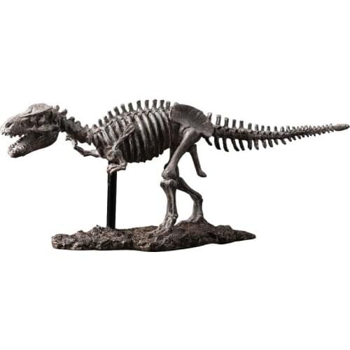 CREATIVE DINOSAUR SKELETON FOSSIL STATUE RESIN ANIMAL SCULPTURE ROOM DECOR FENGSHUI ORNAMENT HOME DECORATION ACCESSORIES