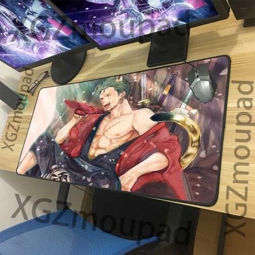 XGZ animation Mouse Pad Black lock animation integrated Zoro computer customized table mat rubber anti slip washable mouse pad