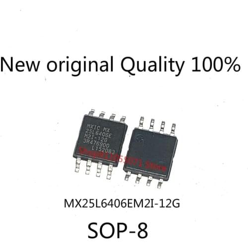10PCS/LOT MX25L6406EM2I-12G 25L6406EM2I-12G MX25L6406E MX25L6406 25L6406E SOP-8 SMD Original In Stock