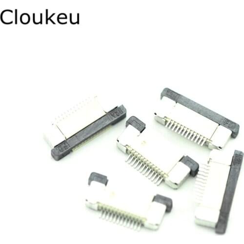10Pcs FPC FFC Connector cable socket 0.5MM 14Pin Drawer type Top contact