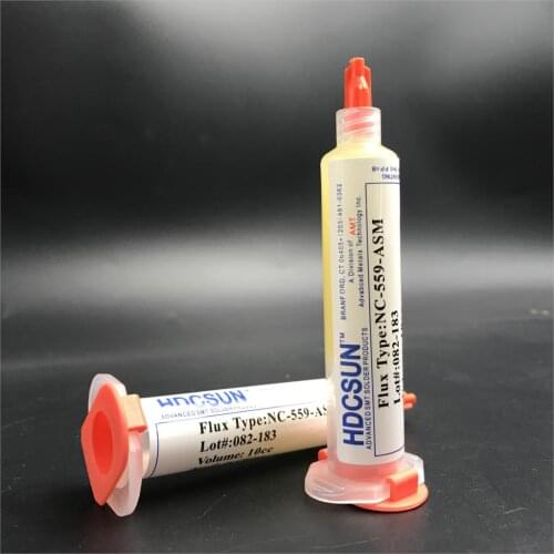 Free shipping 10cc PCB Syringe Solder Paste NC-559-ASM BGA Advanced Solder Paste Welding Soldering Oil Flux Grease