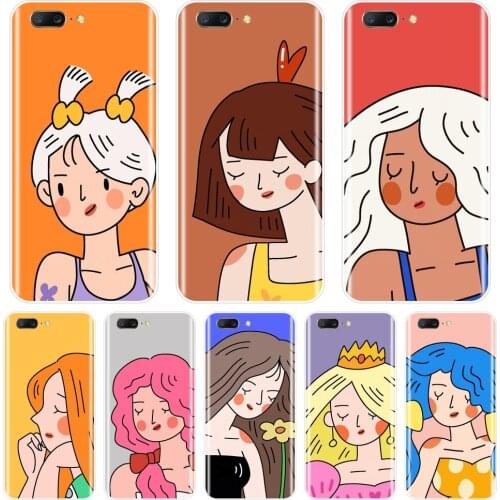 Kpop Girl Cute Cases For OnePlus 7 7 Pro 6 6T 5 5T 3 3T Case Silicone Back Cover For One Plus 3 3T 5 5T 6 6T 7 7 Pro Phone Case