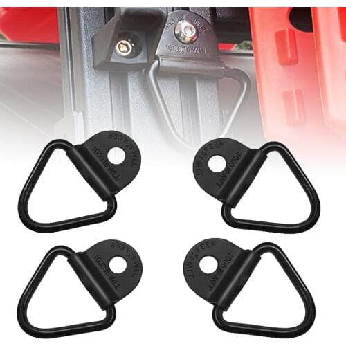 Cargo Tie-Down Anchors, Black Steel V-Ring Bolton Trailer Cargo Tie Down,for Trailer,Trucks and Warehouses