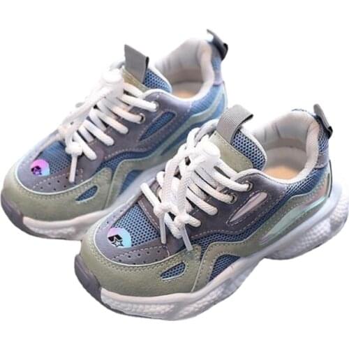 Kid Shoes Mesh Summer Children Shoes Boys Girls Sport Shoes Breathable Infant Shoes Sneakers Soft Bottom Non-slip Casual Shoes