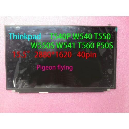For Thinkpad T540P W540 T550 W550S W541 T560 P50S 15.5" 40pin 2880*1620(3K) LCD FRU