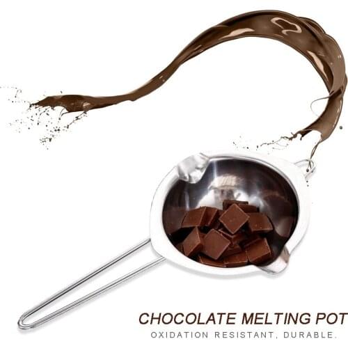 Hot Sale Stainless Steel Chocolate Melting Pot Kitchen Milk Bowl Butter Candy Warmer Pastry Baking Tools KIchen Tool