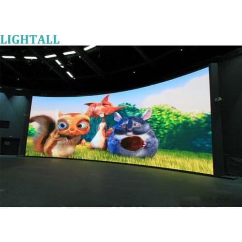Curved Screen P4.81/P3.91 Panel 500x500mm Die Casting Aluminum Cabinet Flexible Led Display, Led Video Wall For Advertising