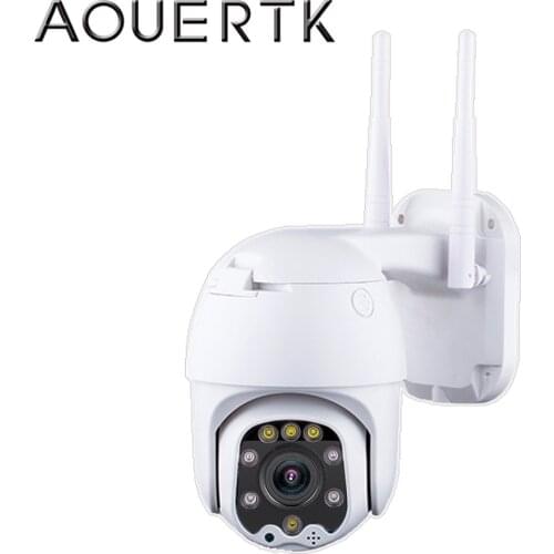 1080P Cloud PTZ Wifi Dome Camera Human Detection Security Outdoor Camera 5X Optical Zoom Home Surveillance with White Light