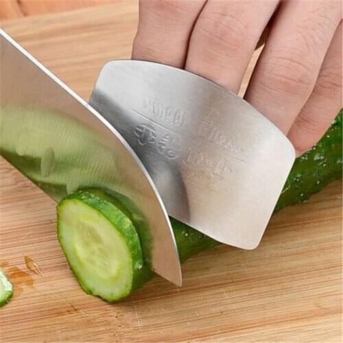 Stainless Steel Kitchen Tool Hand Finger Protector Knife Cut Slice Safe Guard Hand Finger Protector Kitchen Accessories