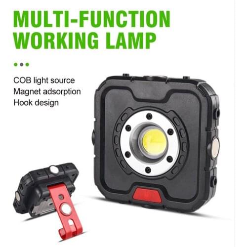 Portable Working Light Magnetic Emergency Light 2 Modes Camping Lamp with Stand Torch Lamp Powered by 3*AA battery Outdoor Light