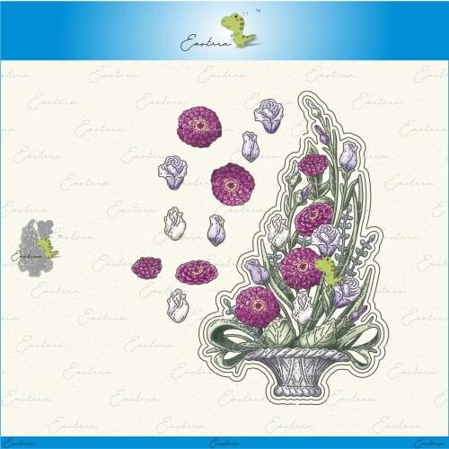 Ebullient Flowers metal cutting dies 2021 new diy molds Scrapbooking Paper Making die cuts crafts