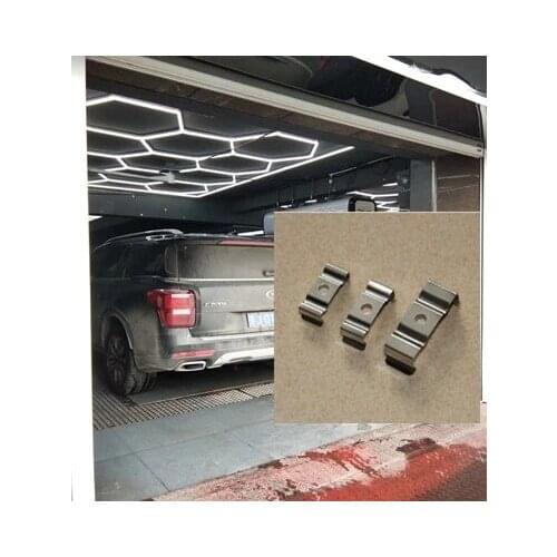 Sample Customized Led Hexagonal Light for Detailing Auto Car Body LED Ceiling Honeycomb Lamp