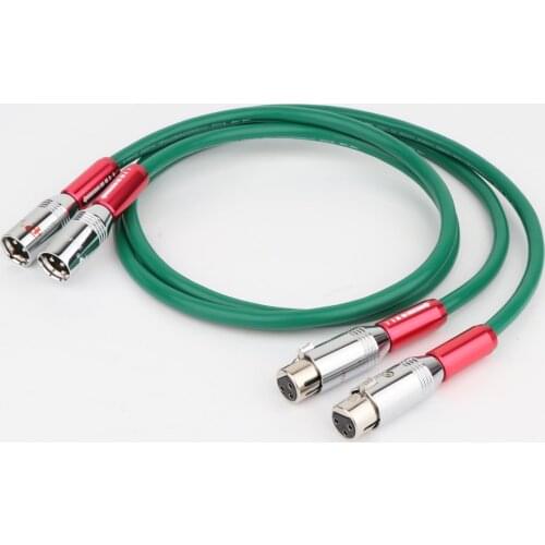 Pair Hifi Audio 2328 Silver Copper mixed XLR BALANCED ANALOGUE CABLE INTERCONNECT LEAD XLR MALE TO Female Audiohpile Cable