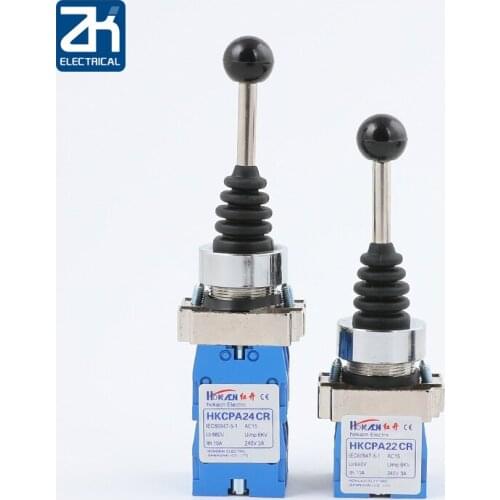 Good quality Cross switch XD2 HKC-PA24CR / PA14CR four-way PA22 PA12 two-way Self-resetting / self-locking
