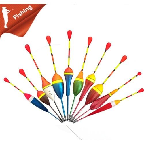 Fishing Floats Set Buoy Bobber Fishing Light Stick Floats Fluctuate Mix Size Color float buoy For Fishing Accessories