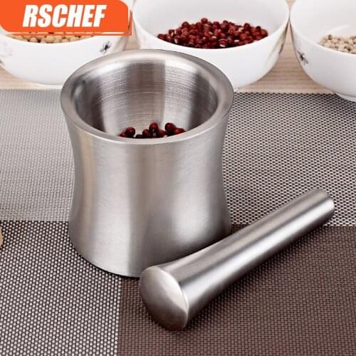RSCHEF 304 stainless steel masher multipurpose grinder pressure garlic fruits and vegetables dry food potatoes