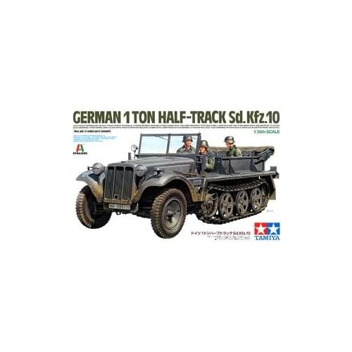 TAMIYA 37016 Germany Sd.kfz.10 1 tonne semi-track artillery tractor