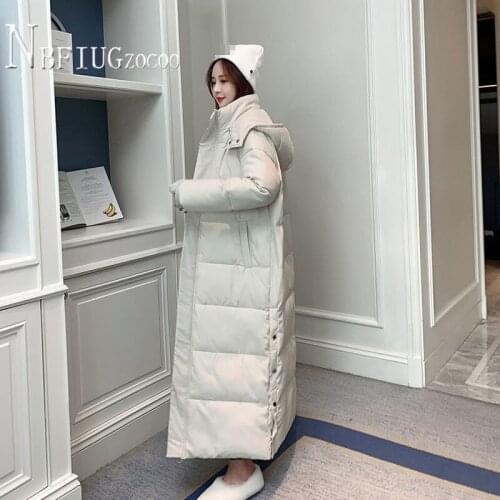 Women Parkas Students Korean 2020 Autumn Winter Long Style Female Jacket