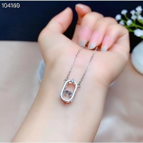 2020 newest moissanite bangle for women necklace shiny better than diamond real 925 silver GRA certificate girl birthday gift