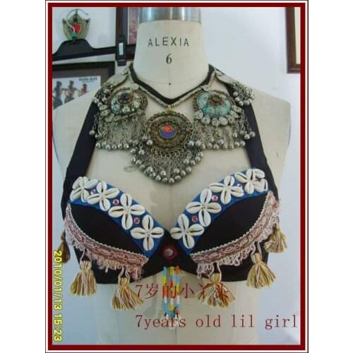 7Years Old lil GirlTribal Belly Dance Bra B24