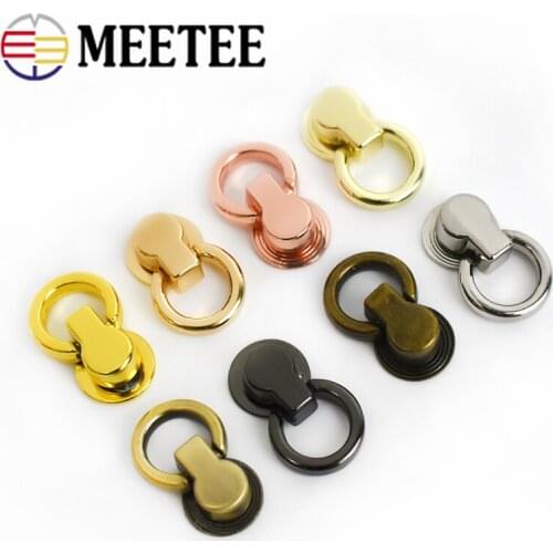 10/30pcs 8x19mm Bag Handle Swivel Rivet Screw Handbag Decor Studs Button Nail Rivets Metal Buckles Snap Hook DIY Leather Craft