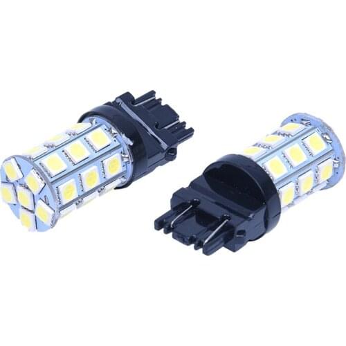 2x T25 W21/5W 3157 7443 XENON White 27 5050 SMD LED BULB 12V lamp CAR light
