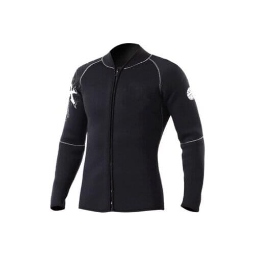 3MM Neoprene Long Sleeved Warm Upper Jacket For Winter Men Wetsuit Scuba Diving Spearfishing Surfing Wetsuit