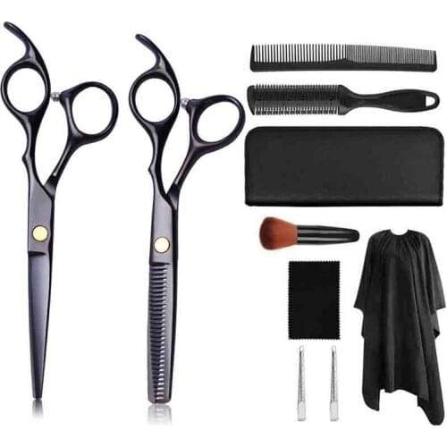 6 Inch Shears Haircut Tools Japan Stainless Steel Hair Cutting Scissors Kit For Home Salon Barber