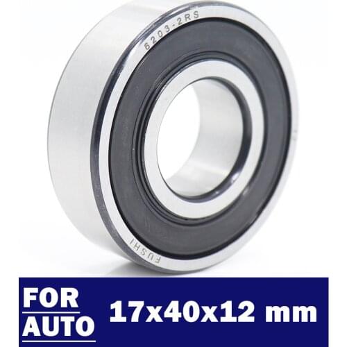 6203RS Bearing 17x40x12 mm ABEC-5 4PCS P5 Double Sealed Motorcycle Wheels Bearings For Column Izh Jupiter 5 IJ Planeta Sport 350