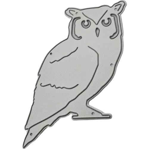 Animal Owl Metal Cutting Dies Stencil DIY Scrapbooking Album Paper Card Template Mold Embossing Decoration
