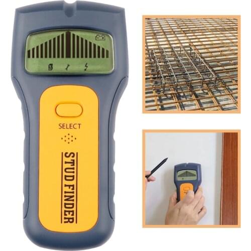 Digital Wall Metal Detectors Wire Wood Stud Metal Detector AC Voltage Live Wire Wall Behind Scanner Sound Alarm Decoration Tools