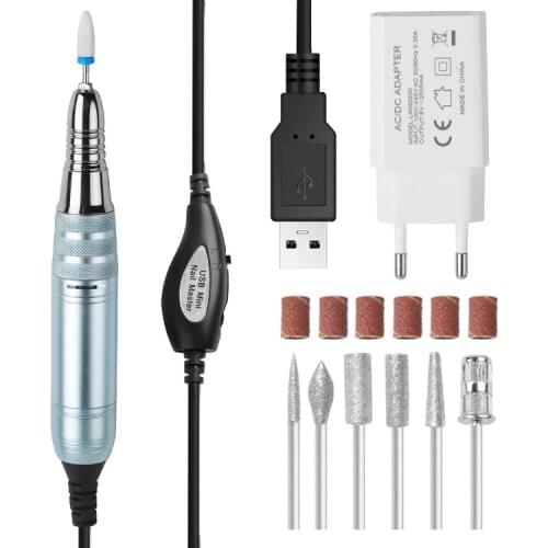 Electric Nail Drill Pen Portable Manicure Machine Handpiece Manicure For Pedicure Nail Drill Accessories Nail Art Tools