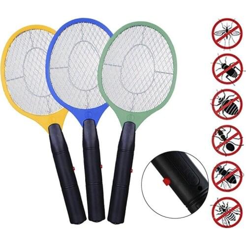 Mosquito Killer Electric Fly Swatter Pest Repeller Bug Zapper Racket Kills Electric Mosquito Anti Fly Long Handle For Room