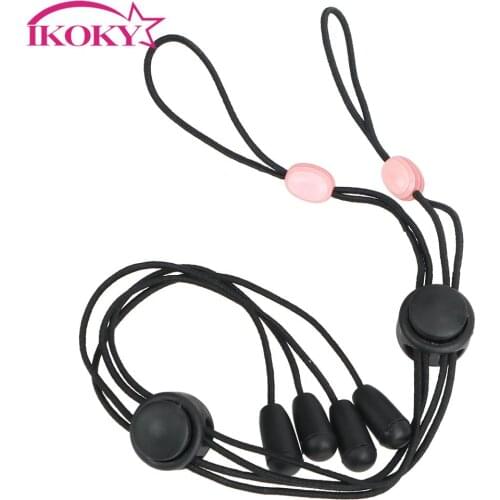 IKOKY Clitoris Stimulation Sex Toys For Couple Bound Breasts Female Masturbation Nipple Clamps Flirting Toy Elastic Nipple Clip