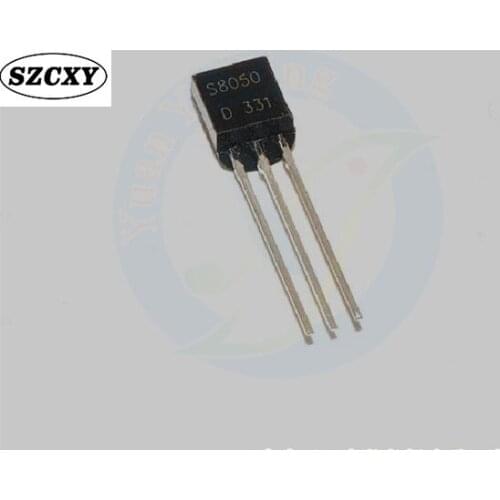 New and original 100PCS S8050 TO-920.5A 40V NPN Straight triode KDS 32K 2X6MM crystals=5PCS