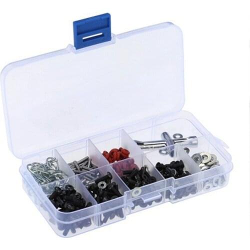 Very practical Special Repair Tool and Screws Box Set for 1/10 HSP RC Car include 270 Pcs Hexagon Wrench