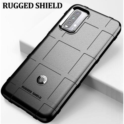 Drop resistance Rugged Shield Case For Xiaomi Redmi 9T Defender Armor Soft TPU Rubber Cover