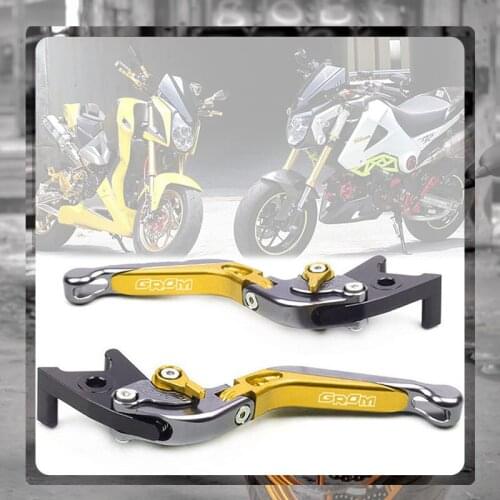 For Honda GROM MSX125 MSX 125 2014 2015 2016 2017 2018 Motorcycle CNC Adjustable Folding Extendable Brake Clutch Levers