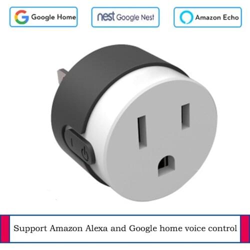 US / EU Standard wifi smart socket Support TUYA APP wireless control IFTTT voice control Mini socket apply to google home alexa