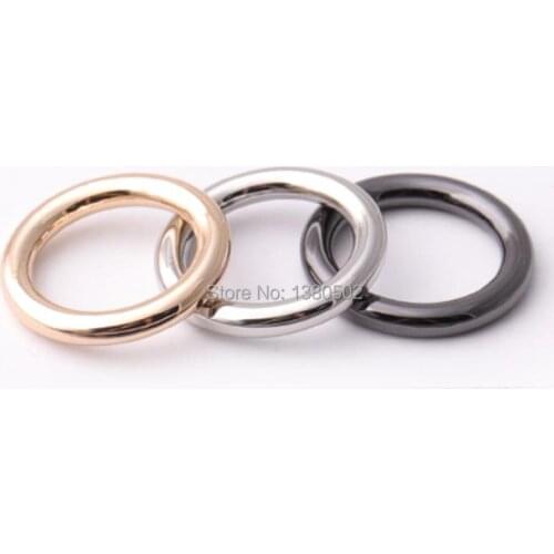 10pcs/lot 15mm inner O ring Buckle zinc alloy key ring for bag garment accessories