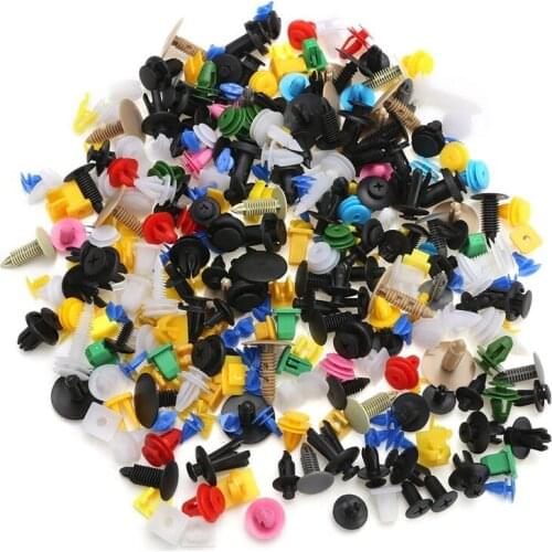 500PCS Universal Mixed Auto Fasteners Vehicle Car Door Trim Panel Bumper Rivet Retainer Push Engine Cover Fender Liner Clips
