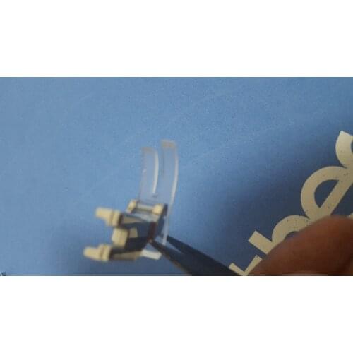 Automatic replacement & Acrylic MT-18 Industrial Sewing Machine Non-stick Teflon leather pvc Presser Foot AA7088 for juki singer