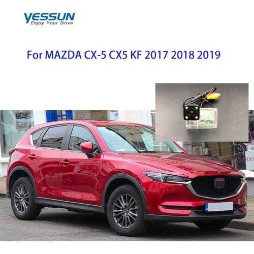 Fisheye Car Rear View Camera For MAZDA CX-5 CX5 KF 2017 2018 2019 original Factory Screen Adapter Cable reverse camera