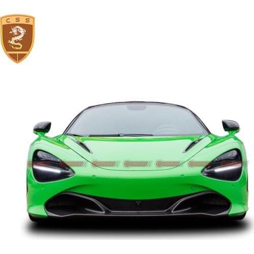 CSSCAR Auto Accessories Real Carbon Fiber Engine Hood Air Vents For Mclaren 720s Bonnet Cover Air Vent Car Trims Decoration