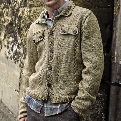 Clocolor Men's Knitted Cardigans